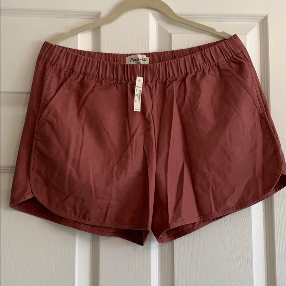 Madewell Pull On Shorts, Rose